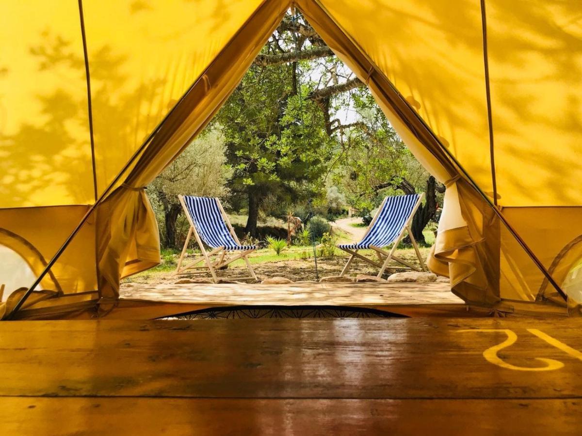 Villa Family Bell Tent à Tortosa Extérieur photo